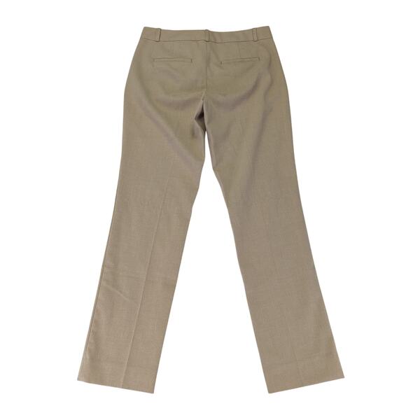 Banana Republic Ryan Straight Trouser Dress Pants Khaki Stretch 876860 Women's 4 - Picture 2 of 9